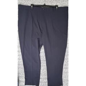 Cutter & Buck Mens Dress Pants 50x36 Navy Blue Stretch Flat Front NWT